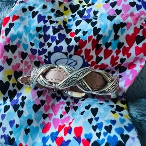 Brighton Kriss Kross Etched Bandit Bracelet